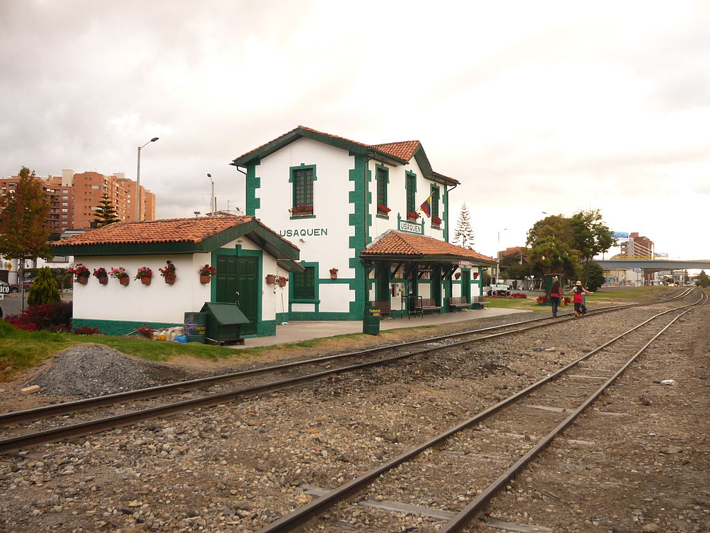 Foto de la estación de Ferrocarril de la Sabana, estación Usaquén