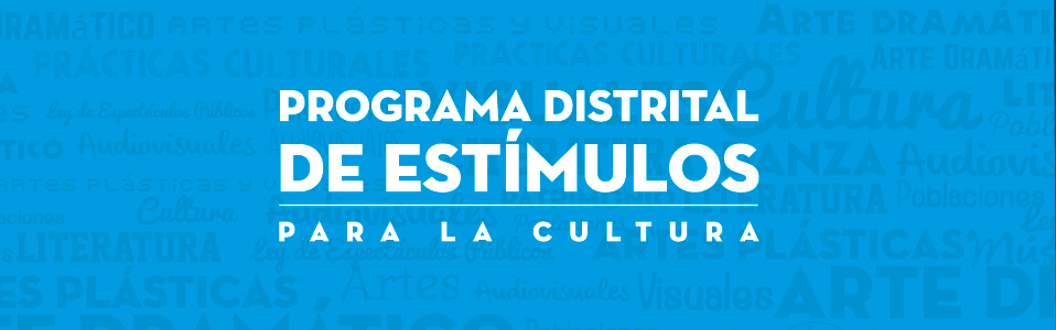 Programa Distrital de estímulos