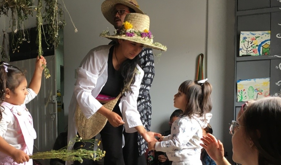 experiencia artística con niños