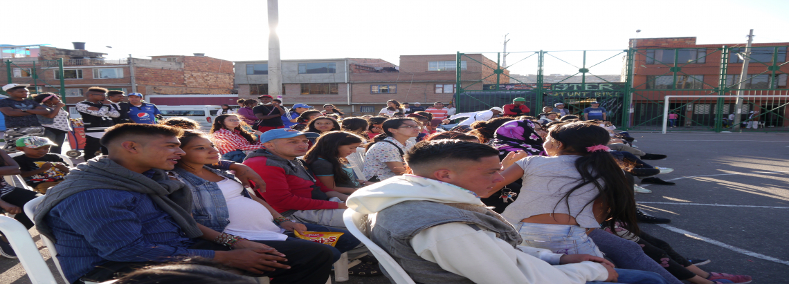 Asistentes a evento de Parques para Todos