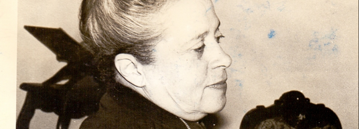 Elísa Mújica, escritora. Foto: Archivo Maruja Vieira. 