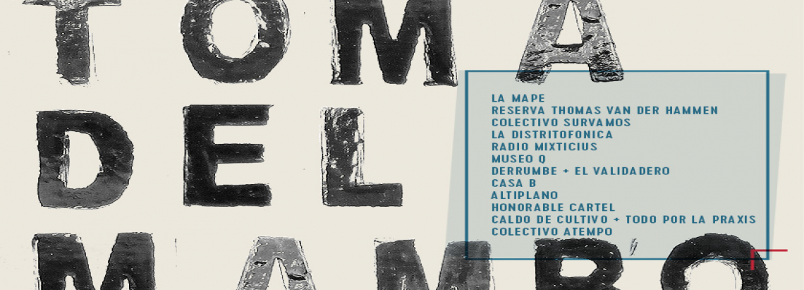 Afiche del proyecto "La toma del Mambo". 