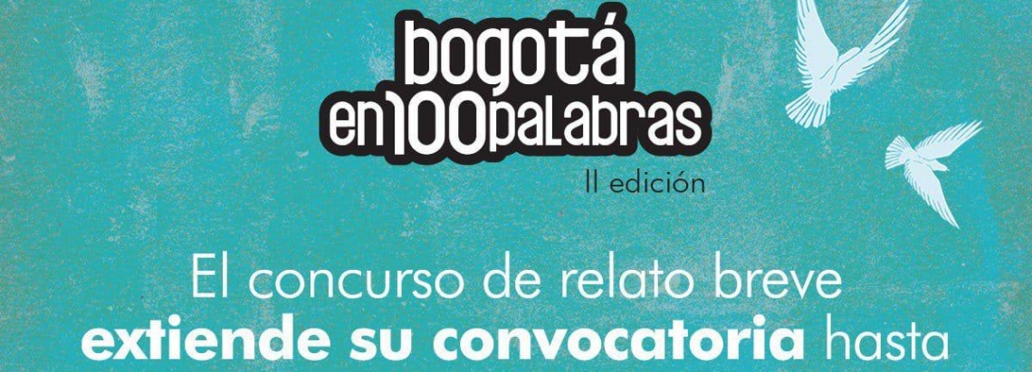 Últimos días para participar en el concurso #BogotáEn100Palabras