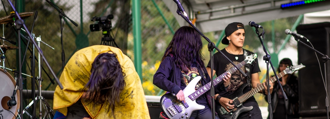 Festival Mujer al Rock durante la segunda versión de Es Cultura Local en 2021