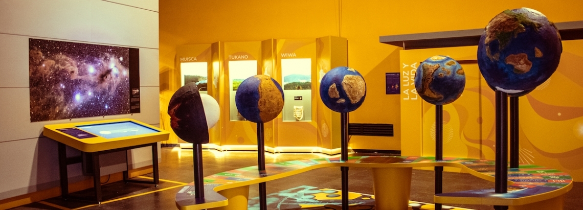 imagen de una sala del Planetario 