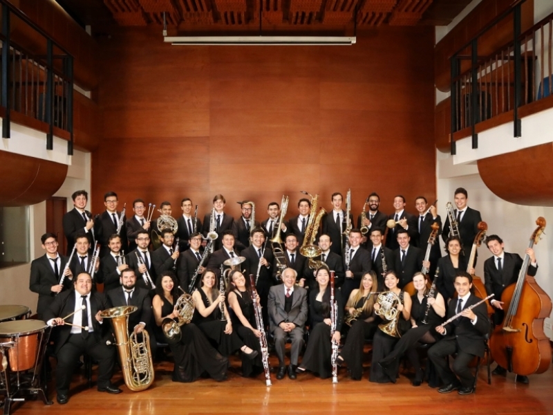Banda Filarmónica Juvenil OFB en concierto en Usaquén