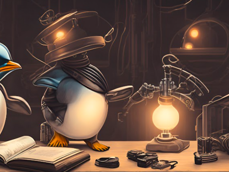 Ilustración de Pinguinos 