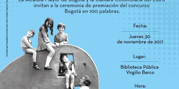 Premiación concurso Bogotá en 100 Palabras