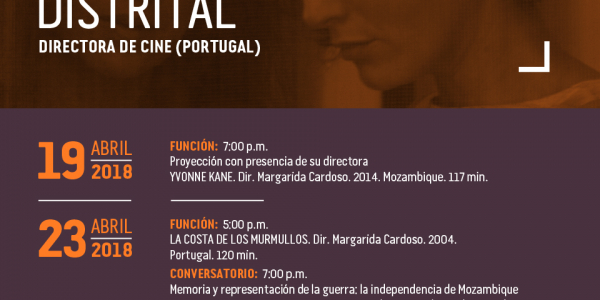 Margarida Cardoso en la Cinemateca Distrital