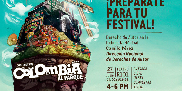 Poster de Prepárate para tu Festival - Camilo Pérez