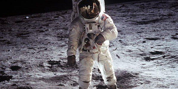Hombre en la Luna - foto NASA