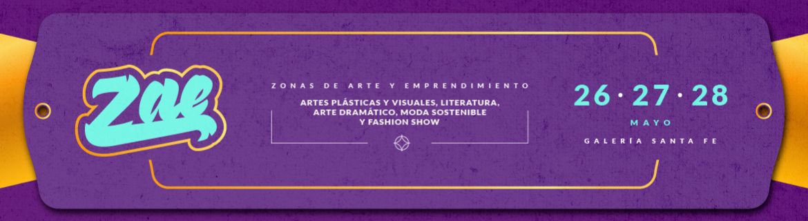 Pieza gráfica Zonas de Arte y Emprendimiento