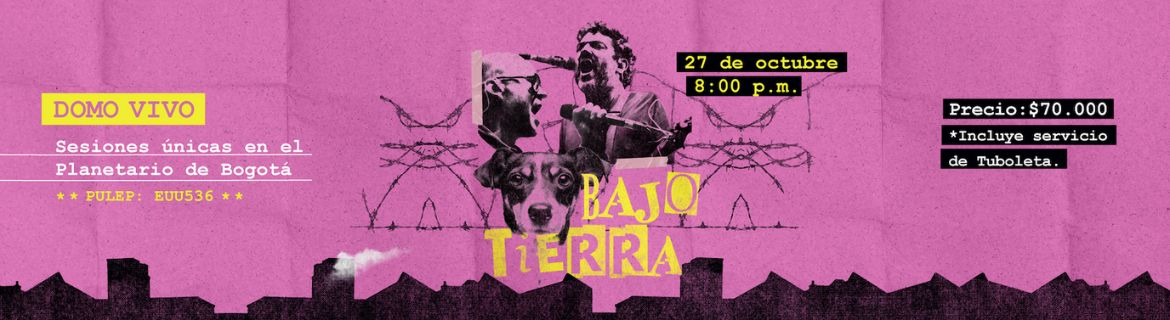 Concierto inmersivo de la banda Bajo Tierra