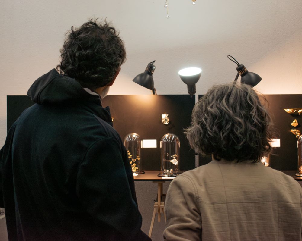 Publico en la exhibición