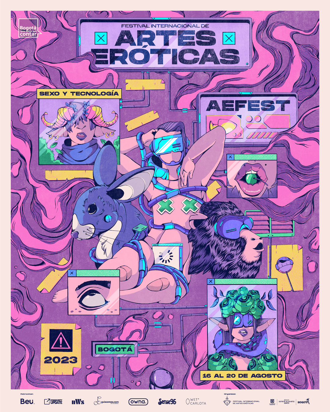 Afiche oficial AEFEST 2023