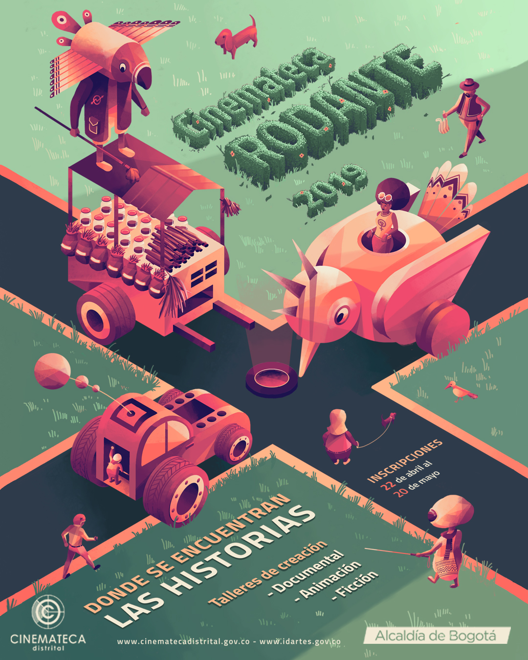 Afiche Cinemateca Rodante 2019