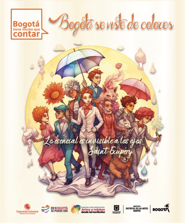 Pieza gráfica comparsa LGBTIQ+ Idartes