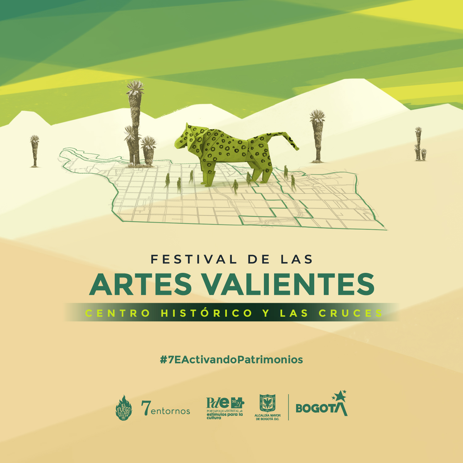 Afiche Festival de las Artes Valientes Centro Histórico
