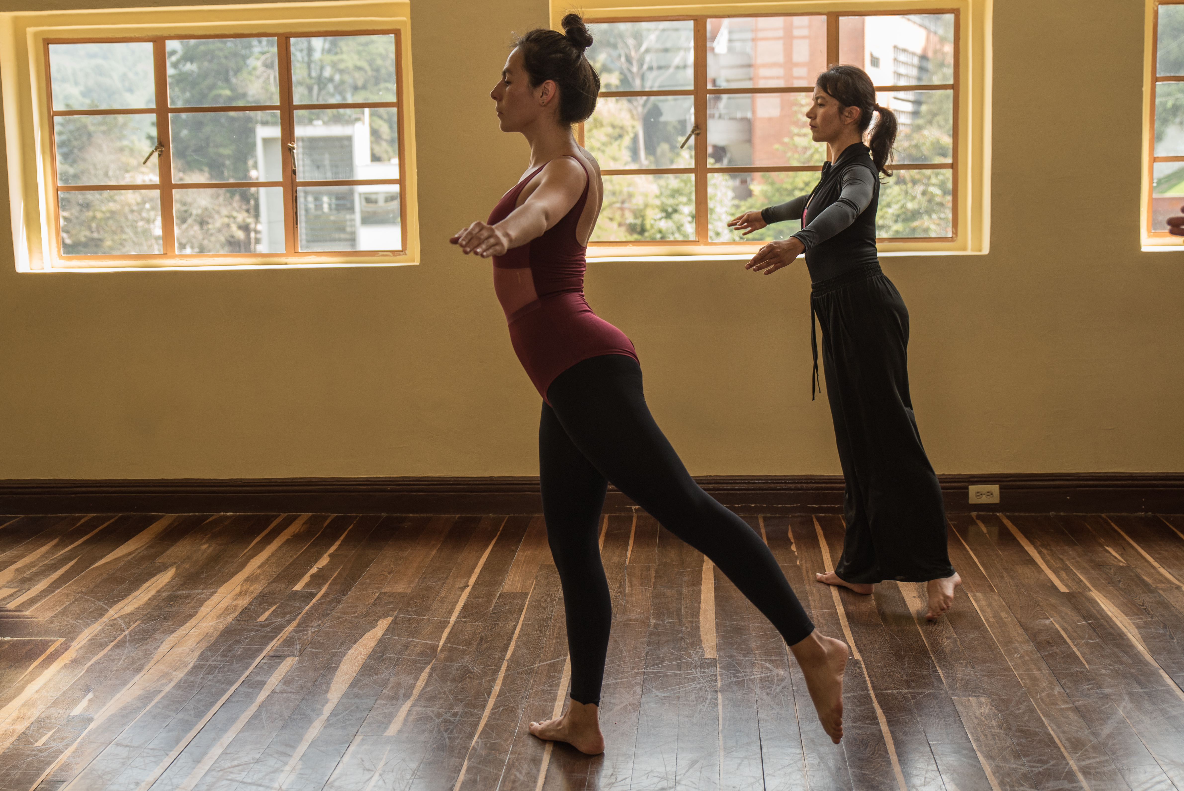 Bailarinas en La Casona de la Danza