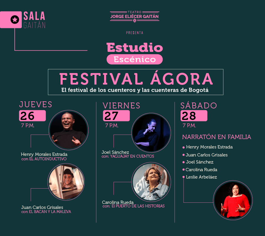 Pieza gráfica Festival Ágora