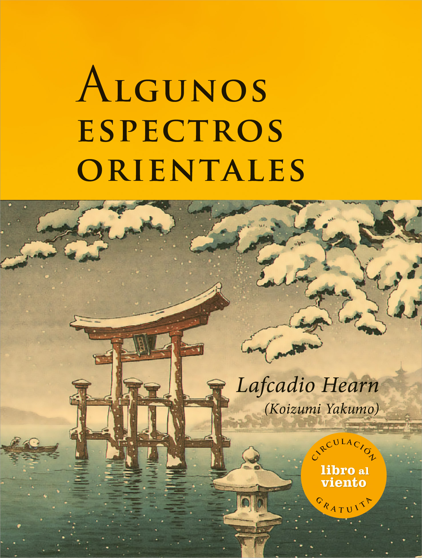 Algunos espectros orientales, Libro al Viento.