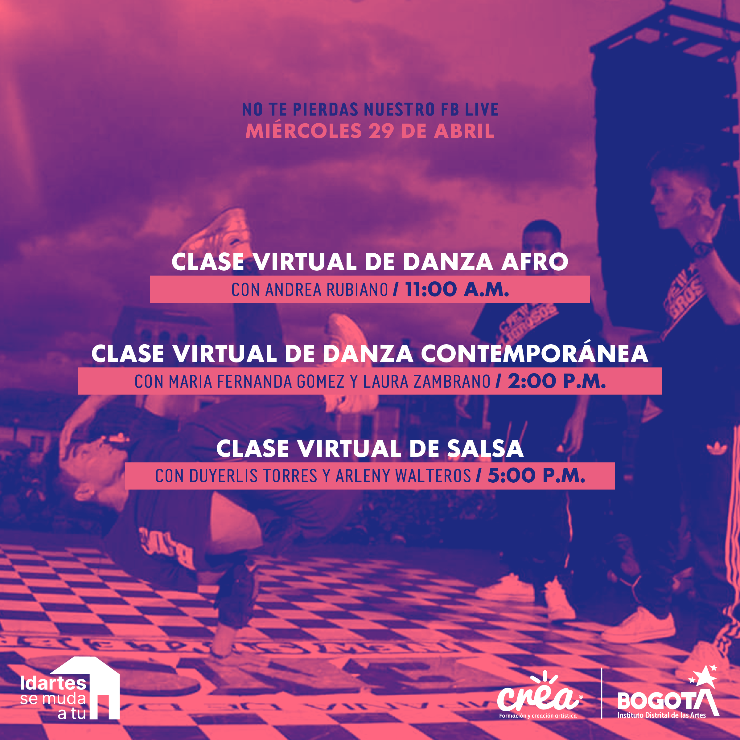 Programación de la celebración del día internacional de la Danza
