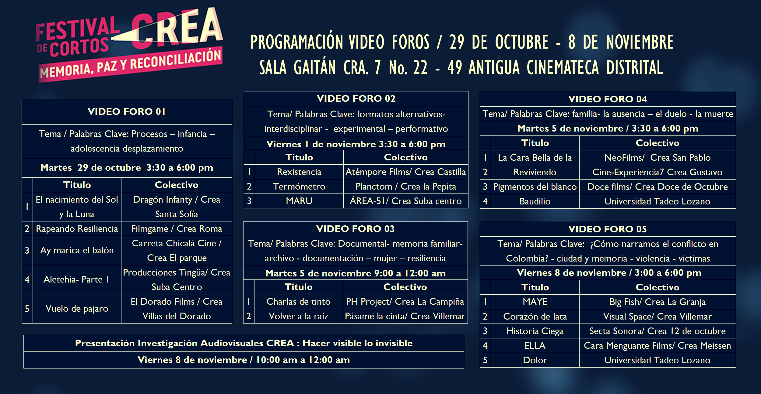 Festival de Cortos Crea