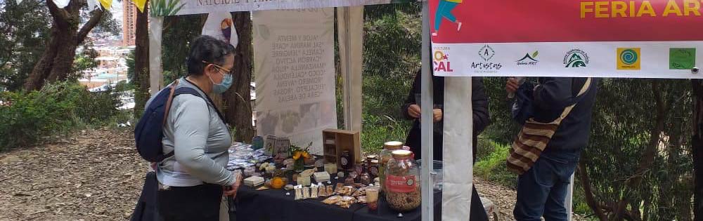 Puesto en la feria Reactiv-Arte