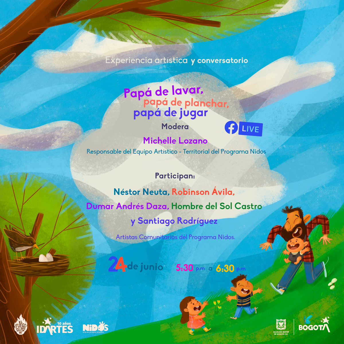 Papá de lavar, papá de planchar, papá de jugar