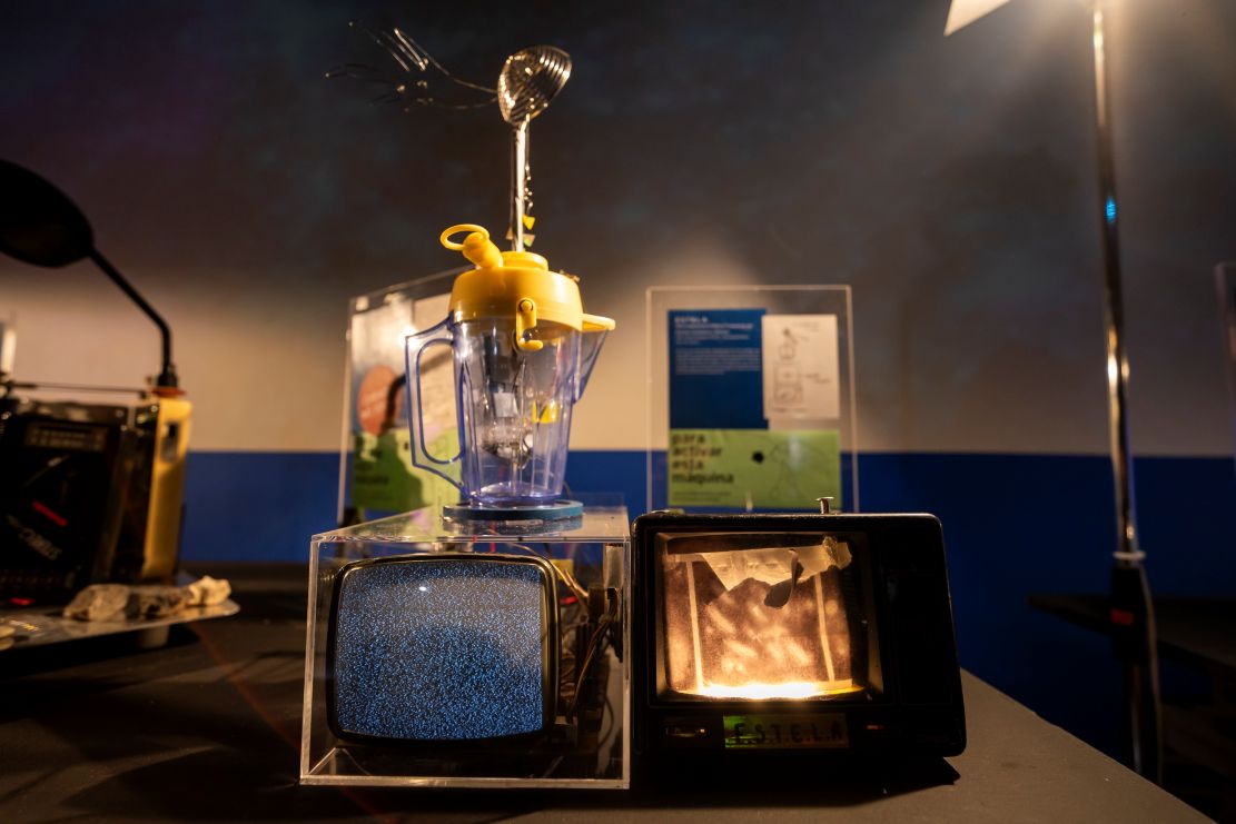 Máquina realizada durante el laboratorio de Maquinas para atrapar cometas