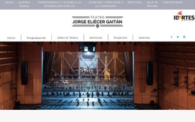 Captura de pantalla Teatro Jorge Eliécer Gaitán