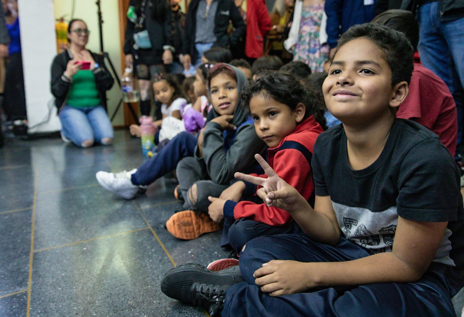 Niños en el Planetario de Bogotá