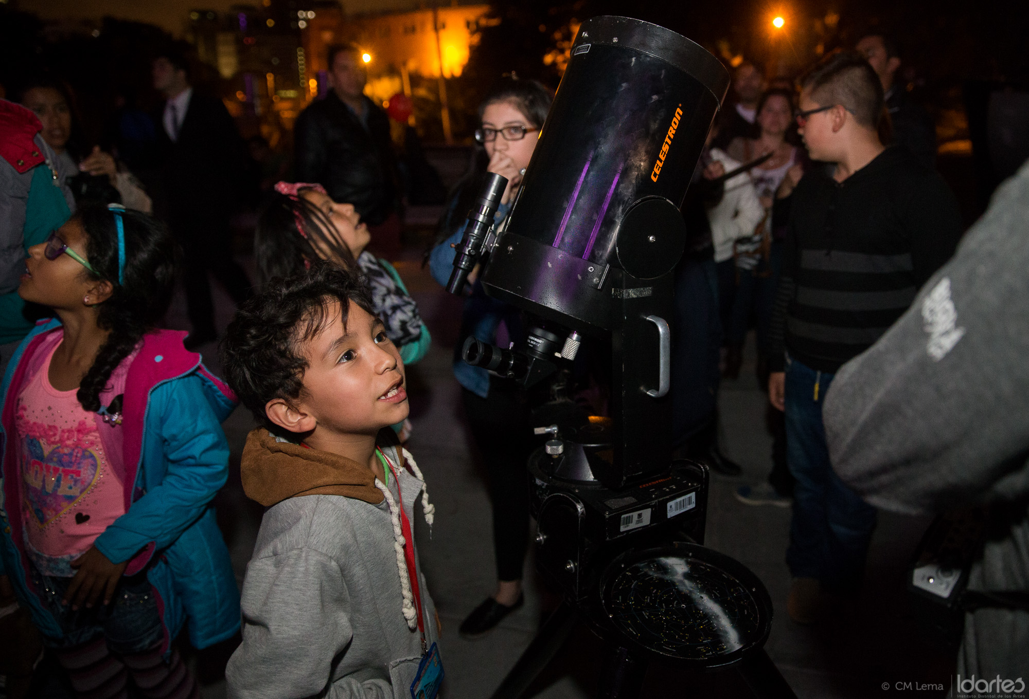 Observación telescopios Planetario Bogotá