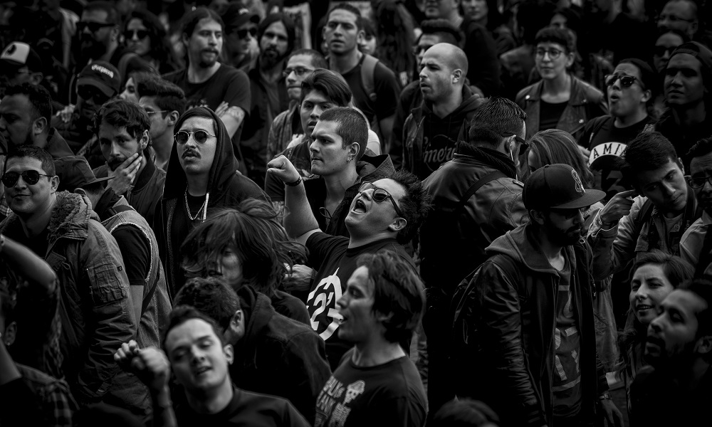 Rock al Parque público en el festival