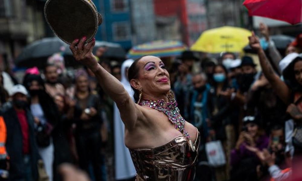 Fotografía: Mathew Valbuena. Toma cultural en Bogotá.