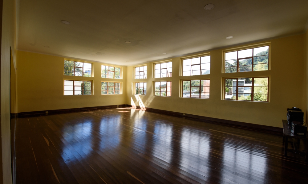 Salón de talleres en la Casona de la Danza Salón de talleres en la Casona de la Danza