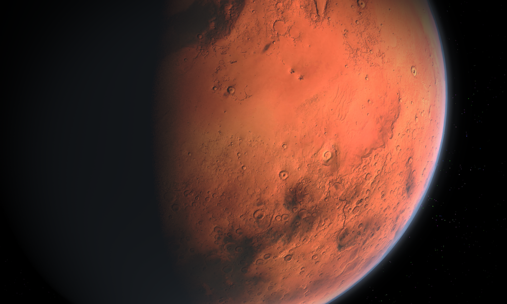 Imagen del planeta rojo Marte. Imagen del planeta rojo Marte.