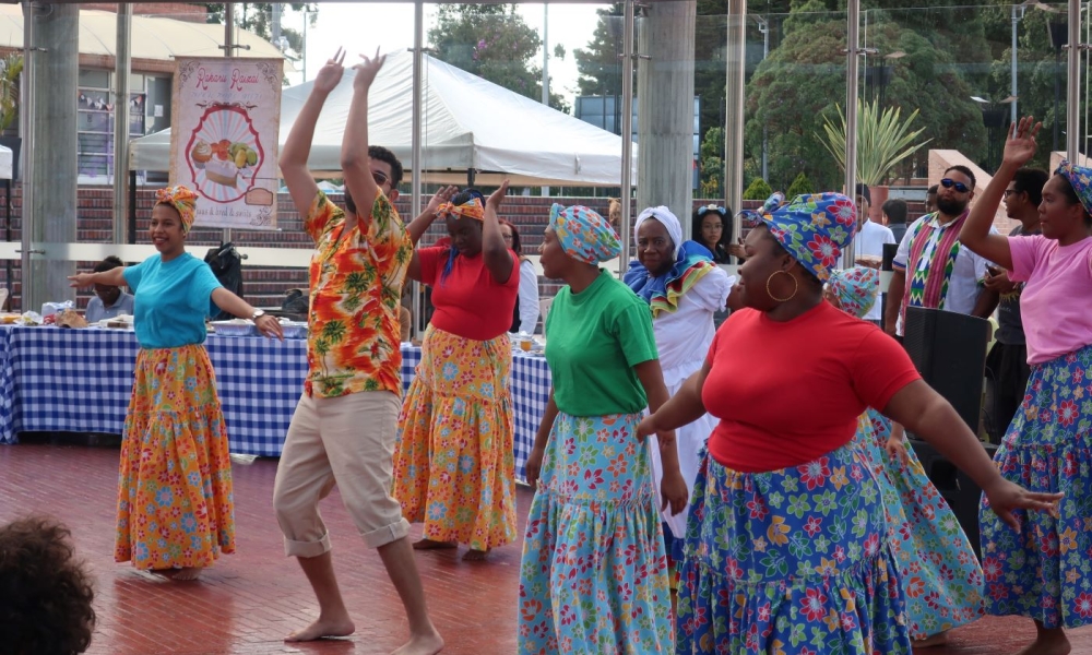 Taller de danza con el pueblo raizal
