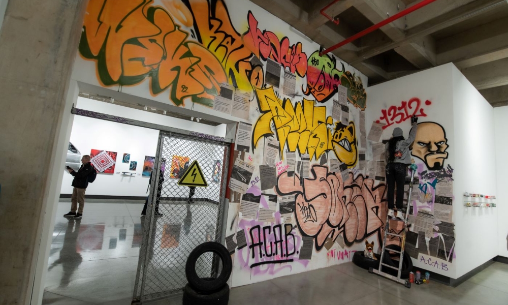 Exposición de grafiti en la Galería Santa Fe Exposición de grafiti en la Galería Santa Fe