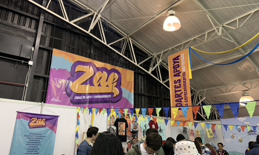 Zonas de Arte y Emprendimiento Idartes Pabellón de las Zonas de Arte y Emprendimiento del Idartes en la FILBo