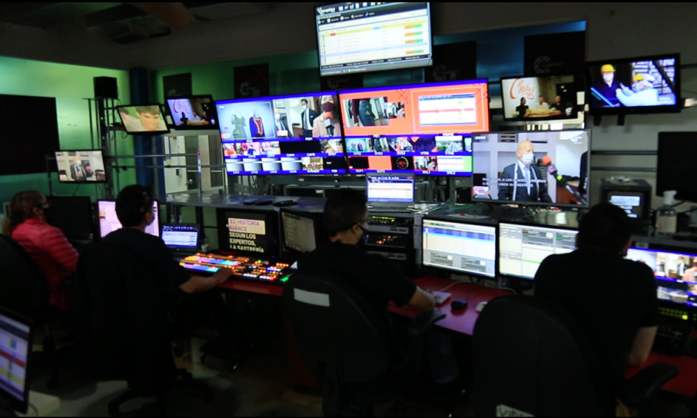Sala de emisión de Ahora en Cala Capital