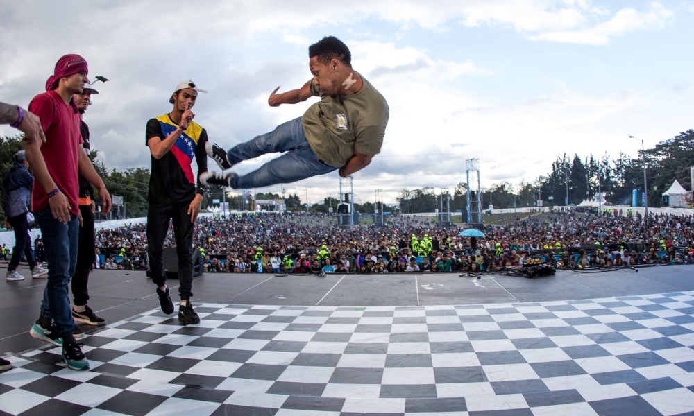 Bailarines de breakin