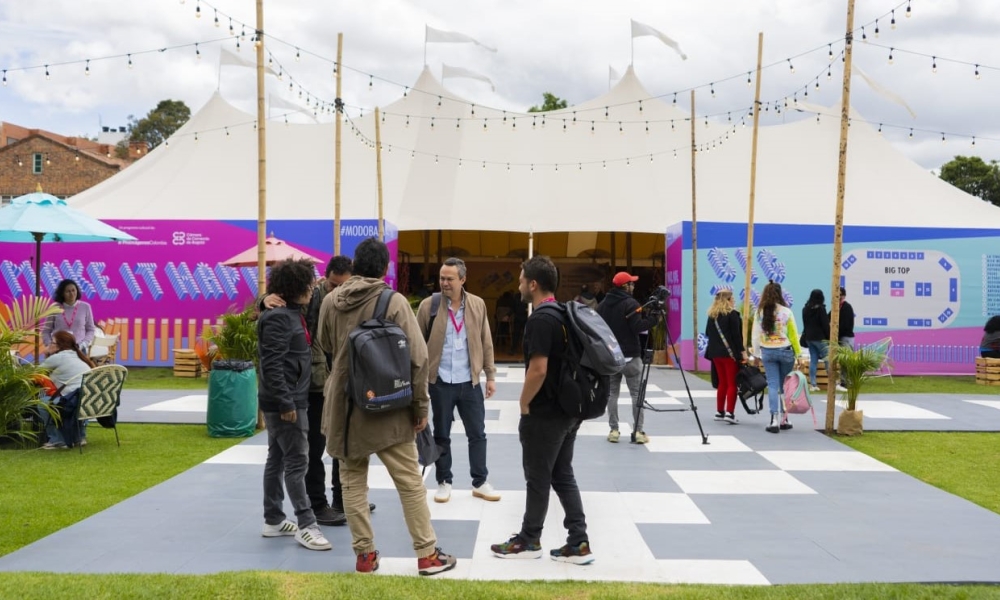 Bogotá Audiovisual Market - BAM 2023. Entrada del Bogotá Audiovisual Market - BAM 2023.