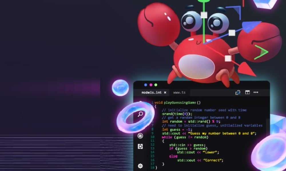 Mapeando el Mundo: ¡Explora, Transita y Traduce! Creatividad Cartográfica, abordará temas de programación un cangrejo sobre una línea de programación