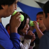 Niños indígenas en el Programa Nidos