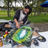 Artistas del espacio público - Parque Simón Bolívar, foto de Mathew Valbuena (Idartes)