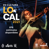 Imagen de la convocatoria de Estímulos Es Cultura Local 2021