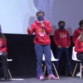 Intervención de Claudia López durante el lanzamiento de Es Cultura Local 2021