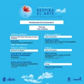 Pieza gráfica Programación II Foro Internacional Respira el Arte