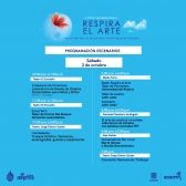 Pieza gráfica Programación II Foro Internacional Respira el Arte